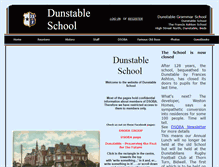 Tablet Screenshot of dunstableschool.co.uk